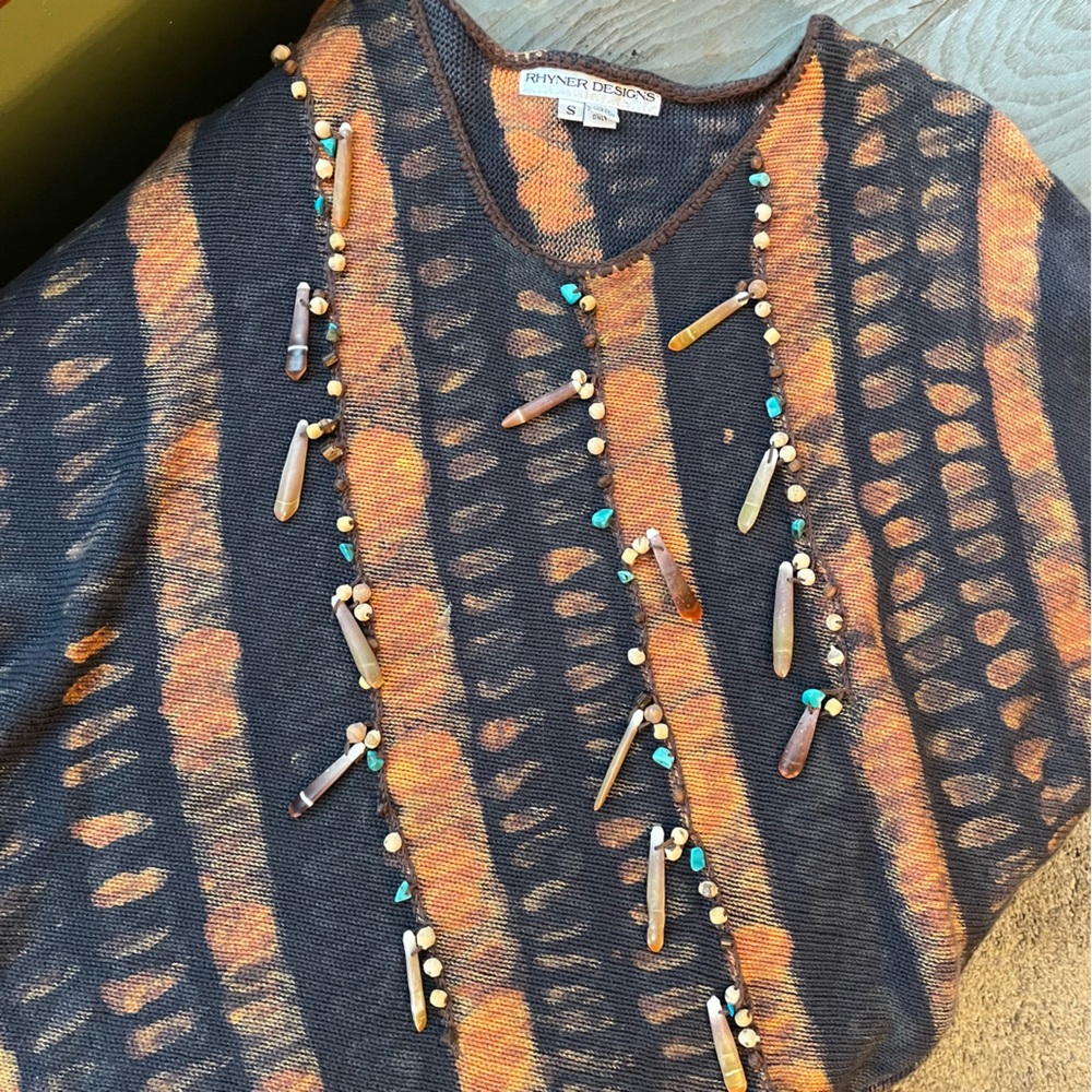 Vintage Rhyner Designs Native American inspired sweater | size small